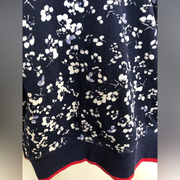 Polo Ralph Lauren Girls 4/4T Navy Blue Floral Print Terry Zip-Up Hoodie - Picture 8 of 8